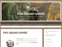 Tablet Screenshot of failsquadgames.com